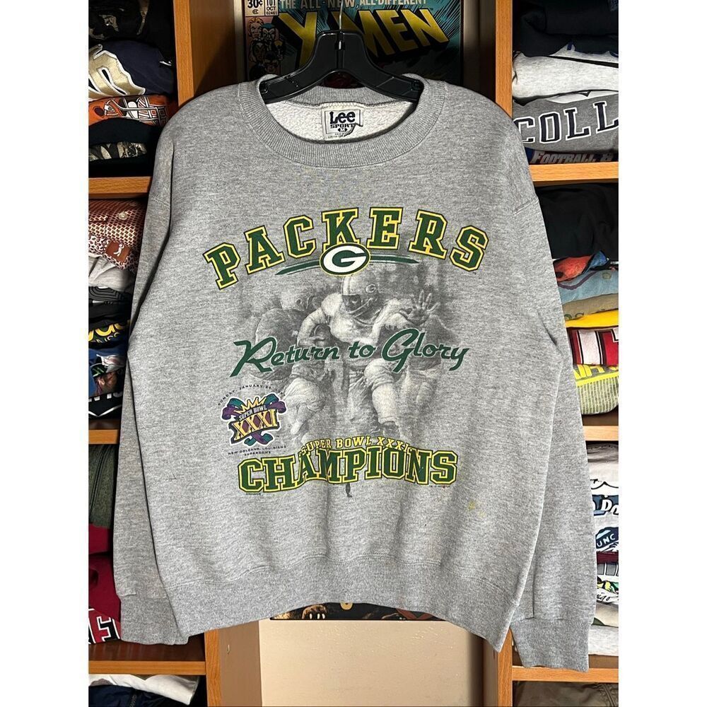Vintage NFL Greenbay Packers Return To Glory Superbowl Sweatshirt